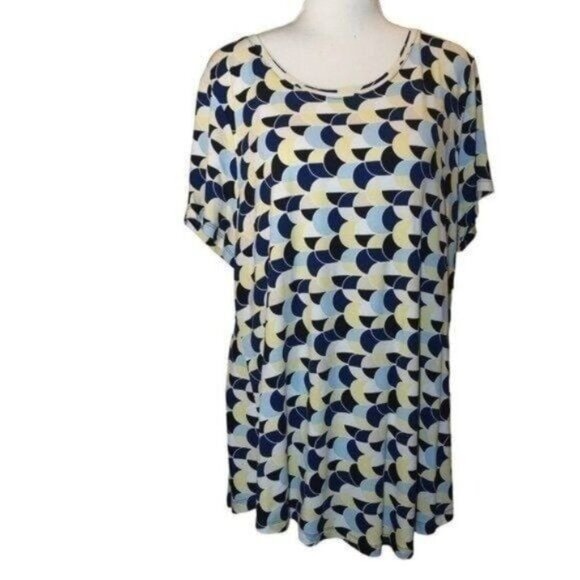 JM COLLECTION COLORFUL BLOUSE/TOP-SIZE: LARGE - Picture 1 of 4